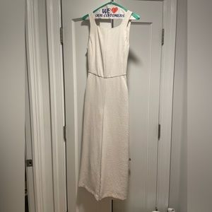 Aritzia Wilfred Ivory Open Back Jumpsuit